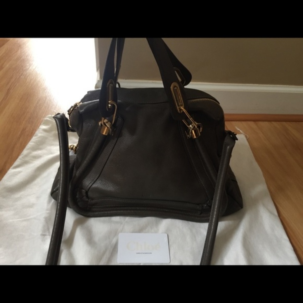 Chloe Paraty Bag - Rock Gray - Medium